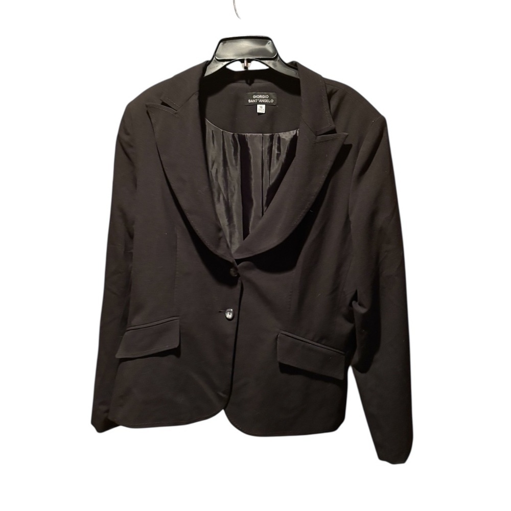 Giorgio Sant Angelo Women's Blazer in Black Size 16